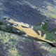 Two US Air Force F-102A Delta Daggers of the 509th Fighter Interceptor Squadron wearing standard Southeast Asia camouflage fly over Vietnam in November 1966 (US Air Force)